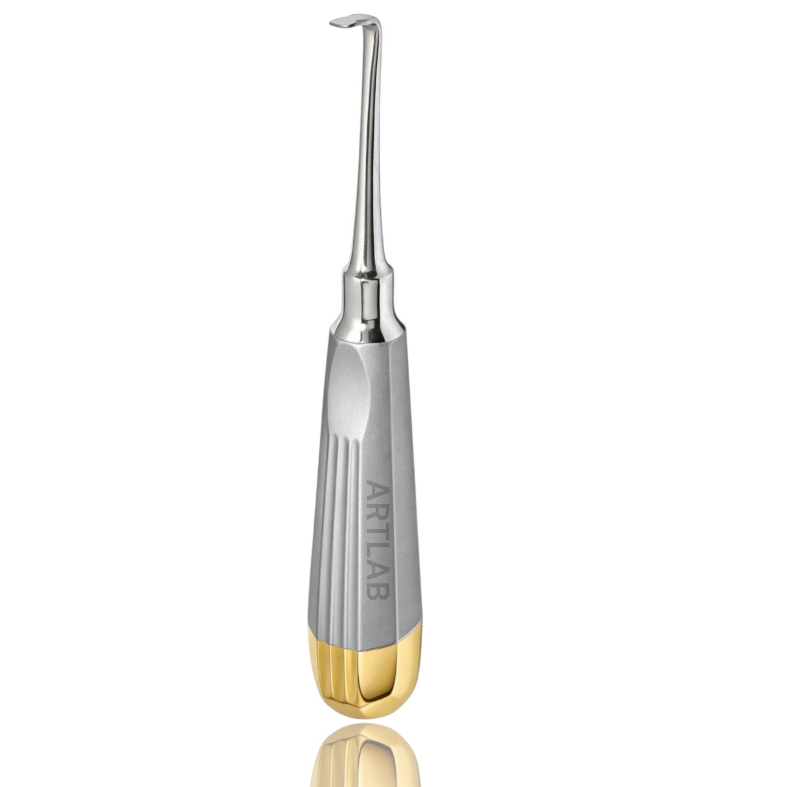 2PC GERMAN CROWN REMOVER STR+CVD GOLD HANDLE DENTAL SURGICAL INSTRUMENT