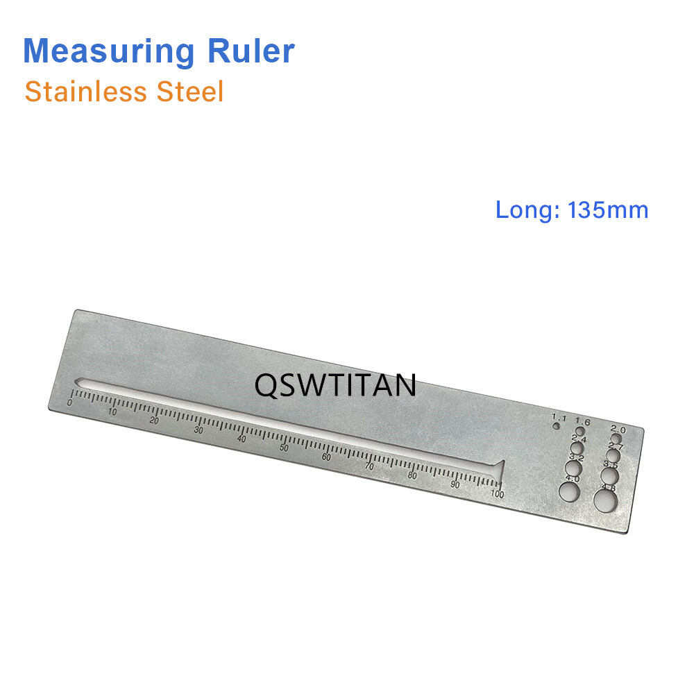 Bone Measuring Ruler Kirschner Wire Bone Screw Diameter Length Measuring Ruler