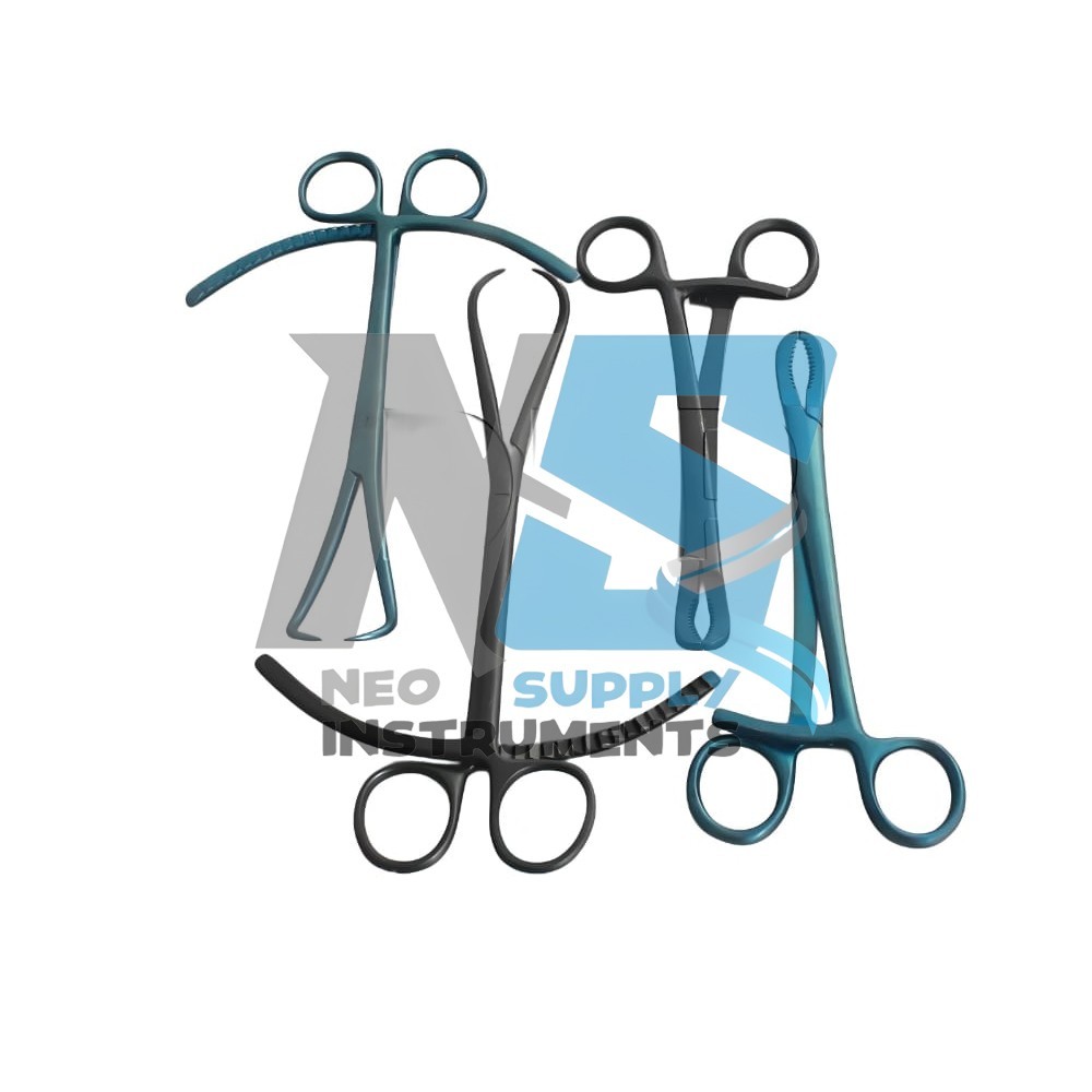 SET OF 4 PCS BONE REDUCTION FORCEPS SET ORTHOPEDIC INSTRUMENTS