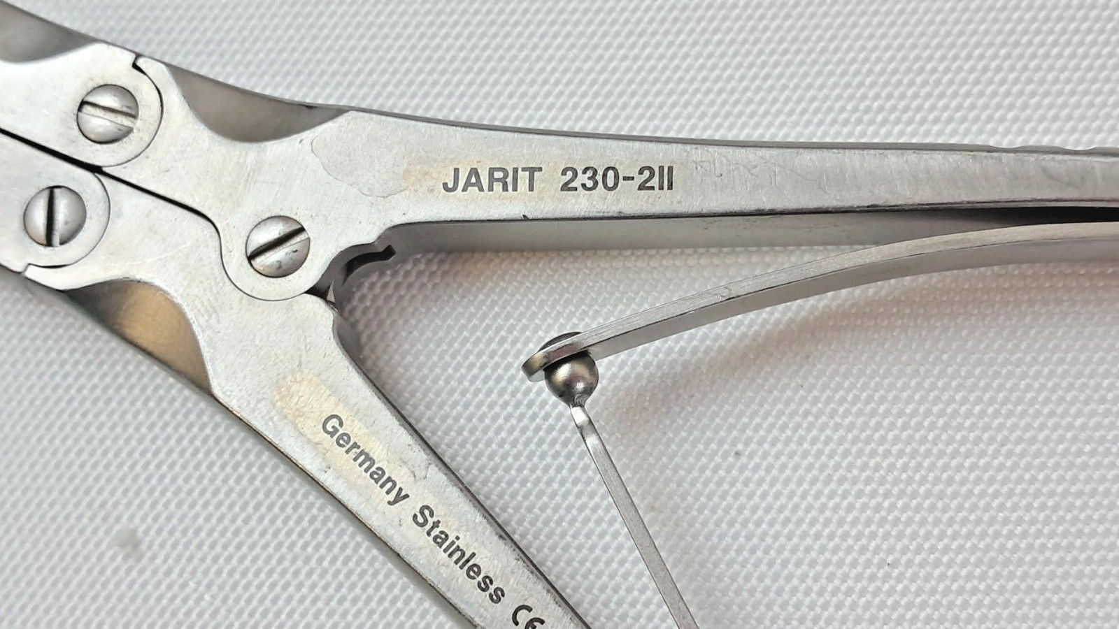 Jarit 230-211 Ruskin Rongeur, D/A, 5mm Bite, CVD., 7-1/4” German Stainless