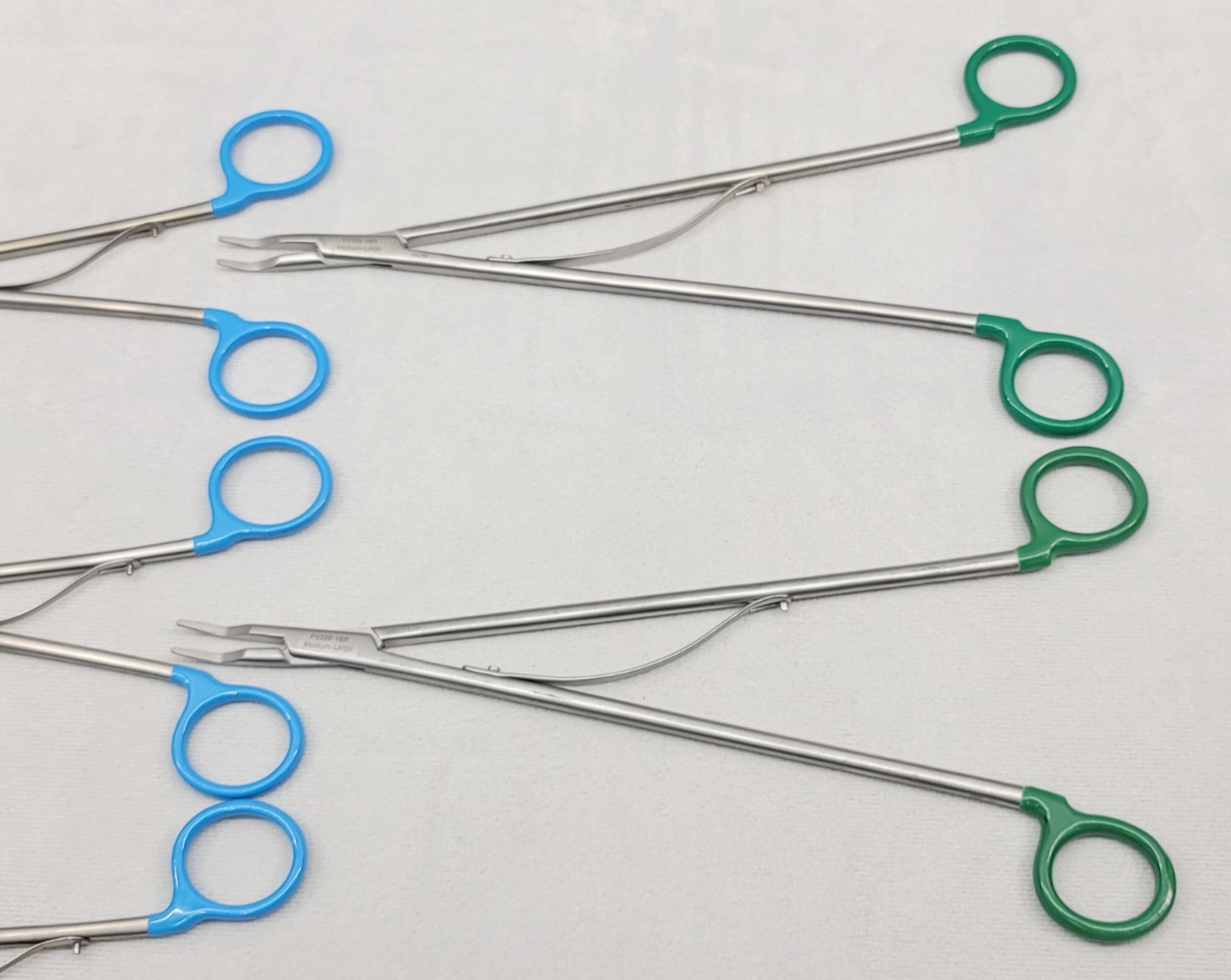 (5x) Aesculap Ligation Clip Appliers 11″ & 8″ PBT 220-1BR, PV328-1BR