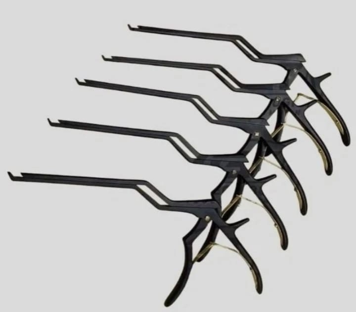 Kerrison Bayonet Bone Spine Rongeur, German Orthopedic Instruments Set of 5 PCs