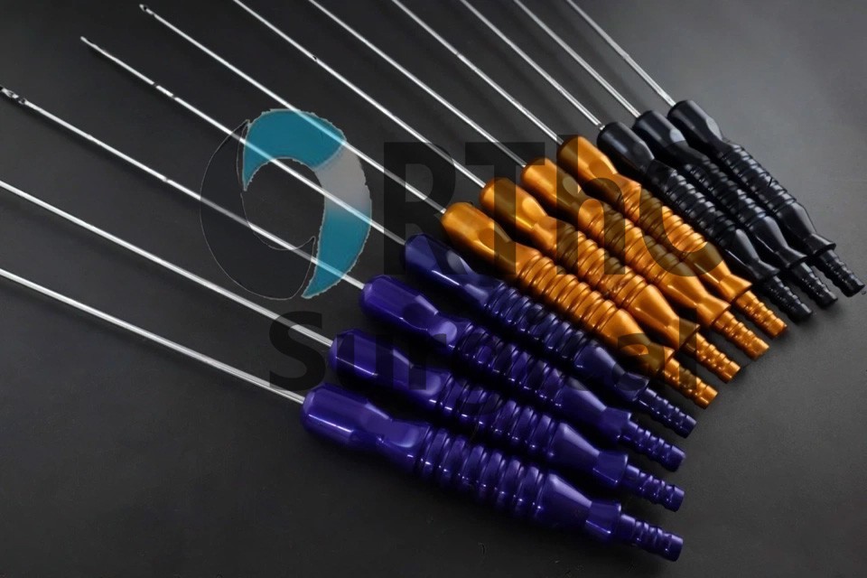 Fixed Handle Liposuction Cannulas 11 Pcs Set Plastic surgery Surgical instrument