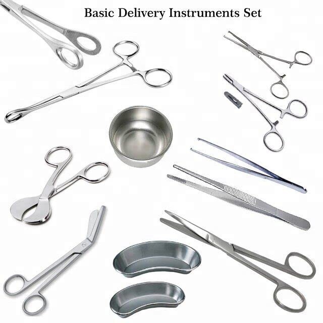 Basic Delivery Instrument Set Surgical Instrument (12 PCS)