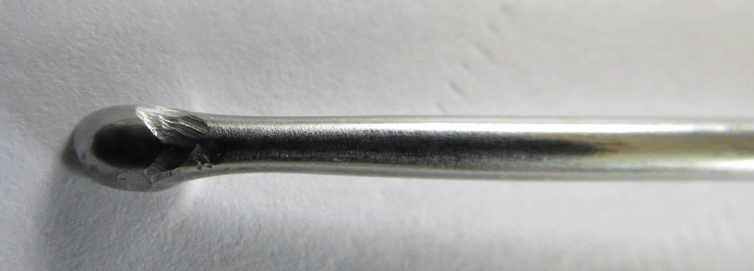 Aesculap FK702R Bone Curette, Straight, 9 3/4″, (250 mm), Fig. 000, W: 3,600mm
