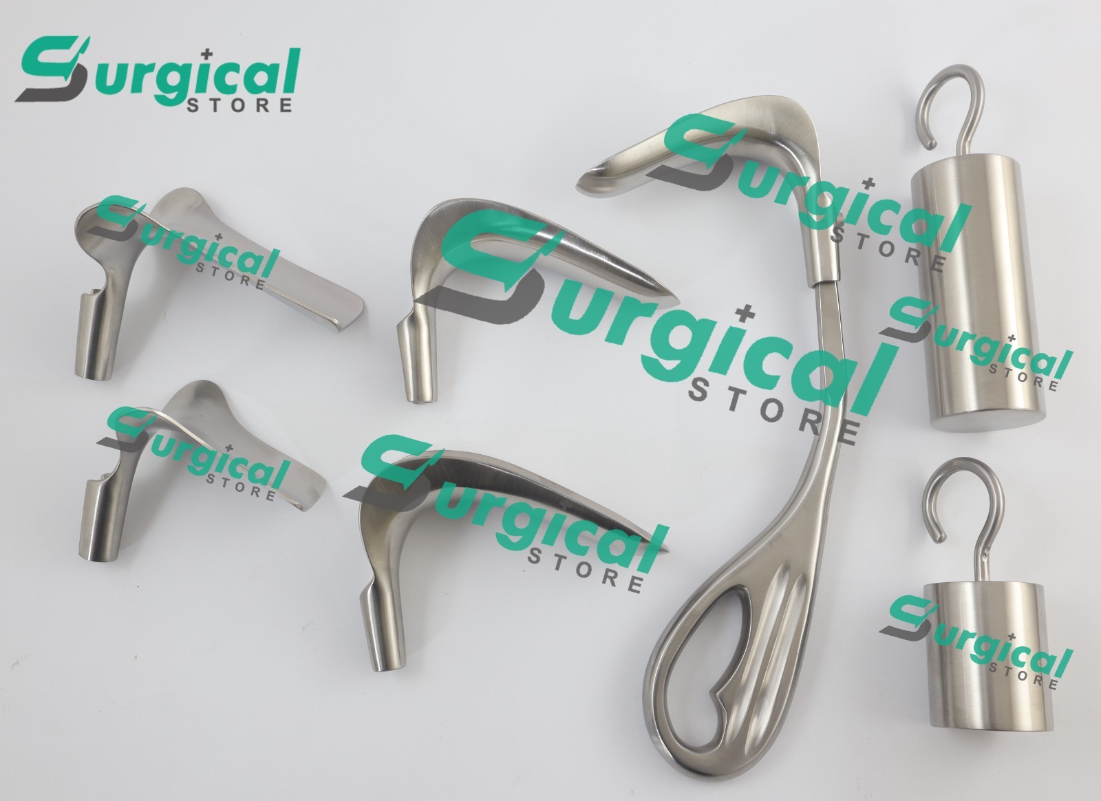 Scherbak vaginal speculum complete 8 PCs Set orthopedic instruments By surgical