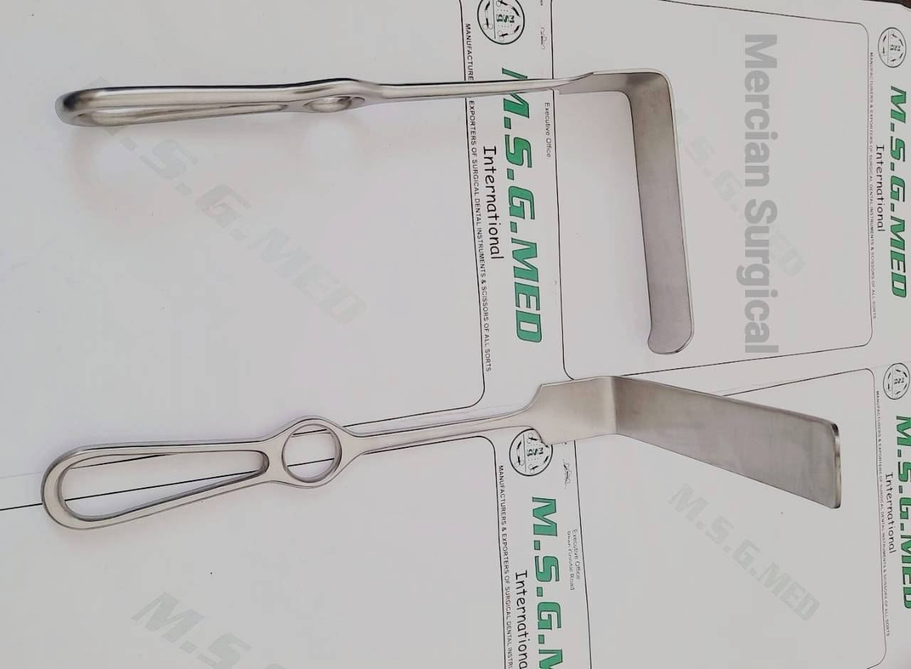 Spinal Orthopedic Hand Held Retractors Langenbeck Retractors 21.5cm Set 2PCS