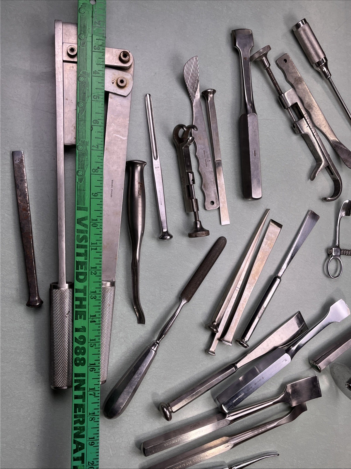 Stainless Surgical Tool Orthopedic Chisel Richards 440 Zimmer Germany & More