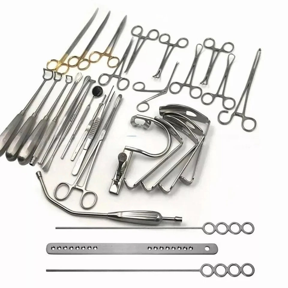 Adenoidectomy & Tonsillectomy Instruments 30 piece Set Stainless Steel Box