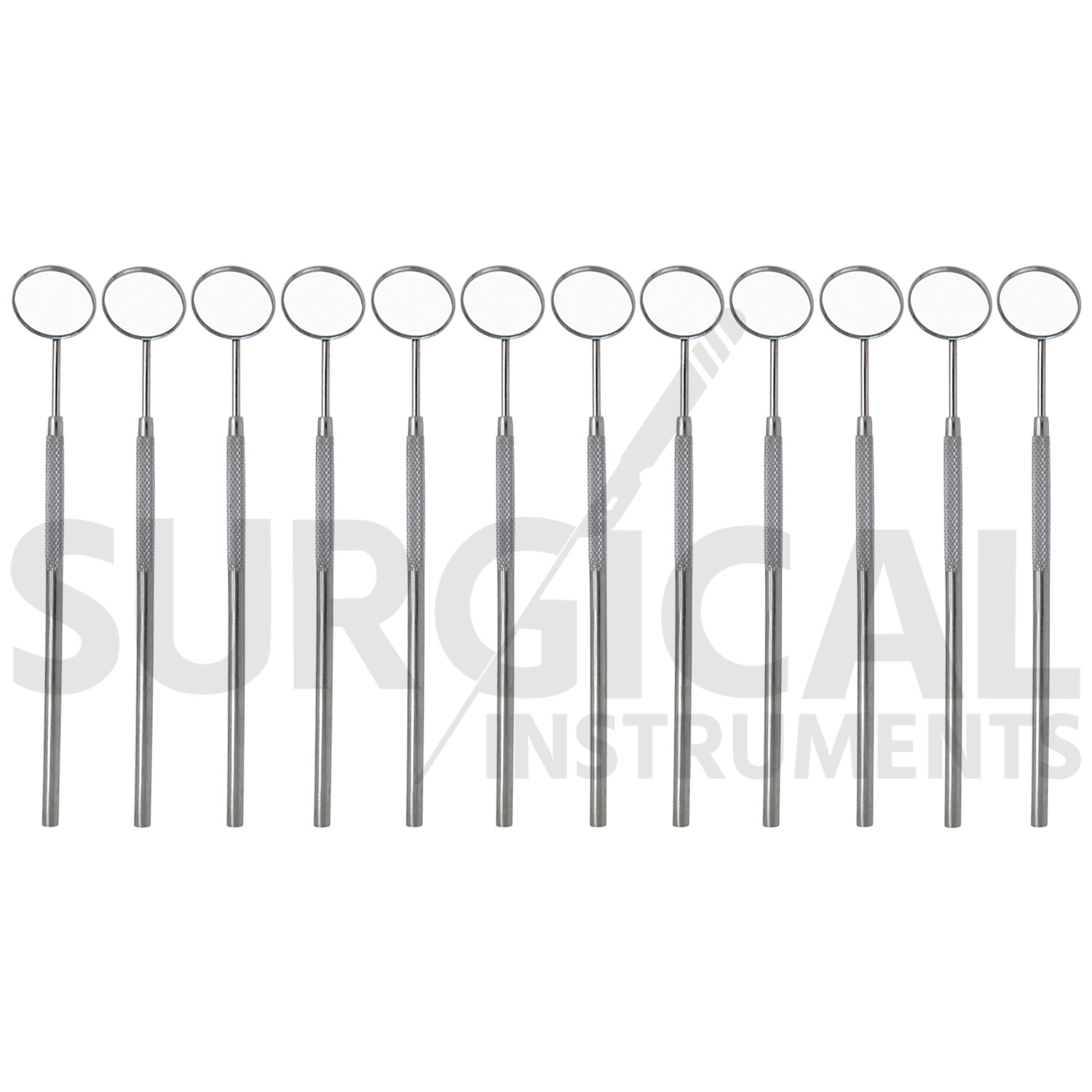 12 Pcs Dental Mirrors Stainless steel Surgical Instruments German Grade