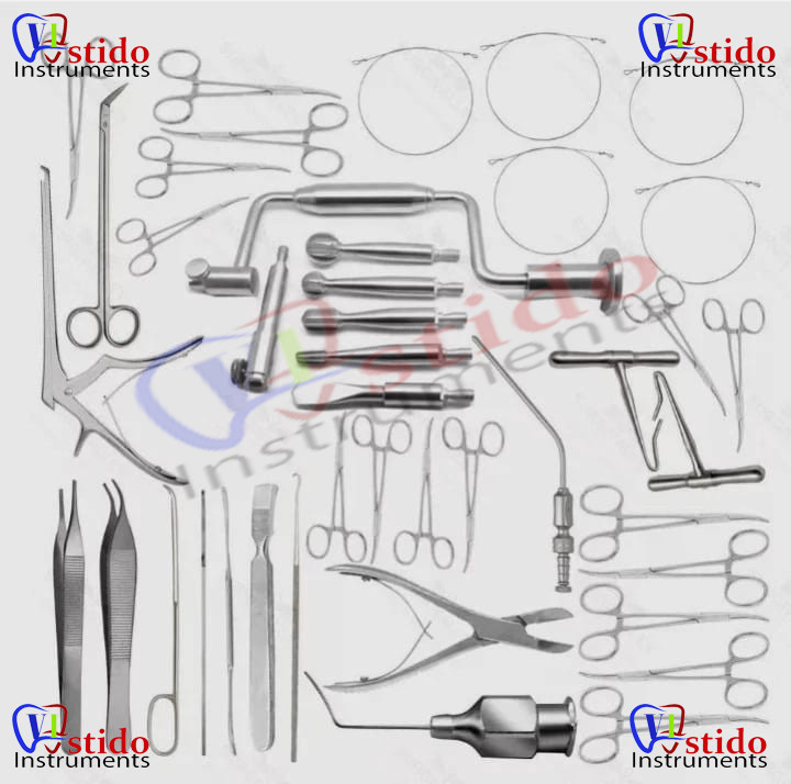 Set 40 Pcs Basic Craniotomy Surgical Instruments in Good Quality