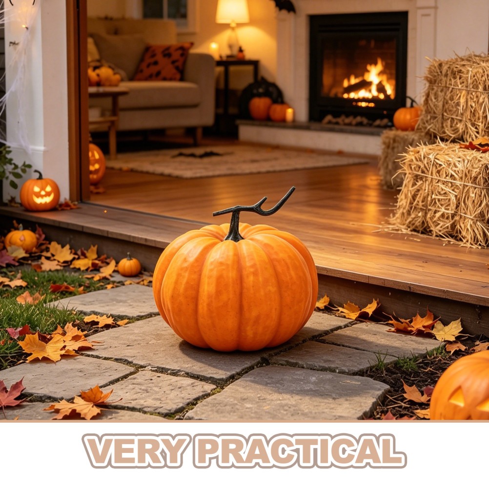 24Pcs Reusable Plastic Pumpkin Stem Accessories for Fall Crafting Assorted Color