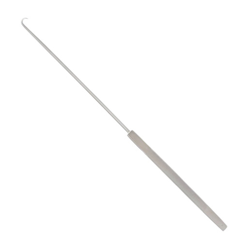 Emmett Uterine Tenaculum Hook, 9″, Style 3, Right Angled, Sharp Point, Premium