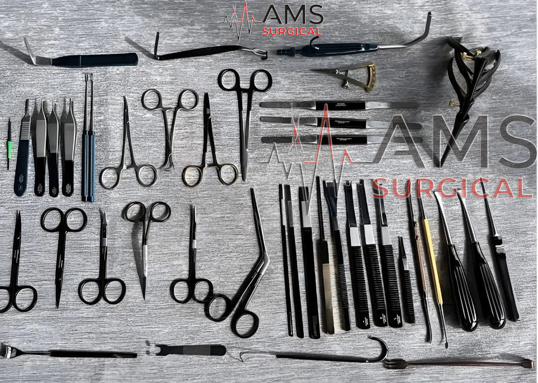 New Rhinoplasty Instruments Set Coated Nose Surgery High Quality With Box