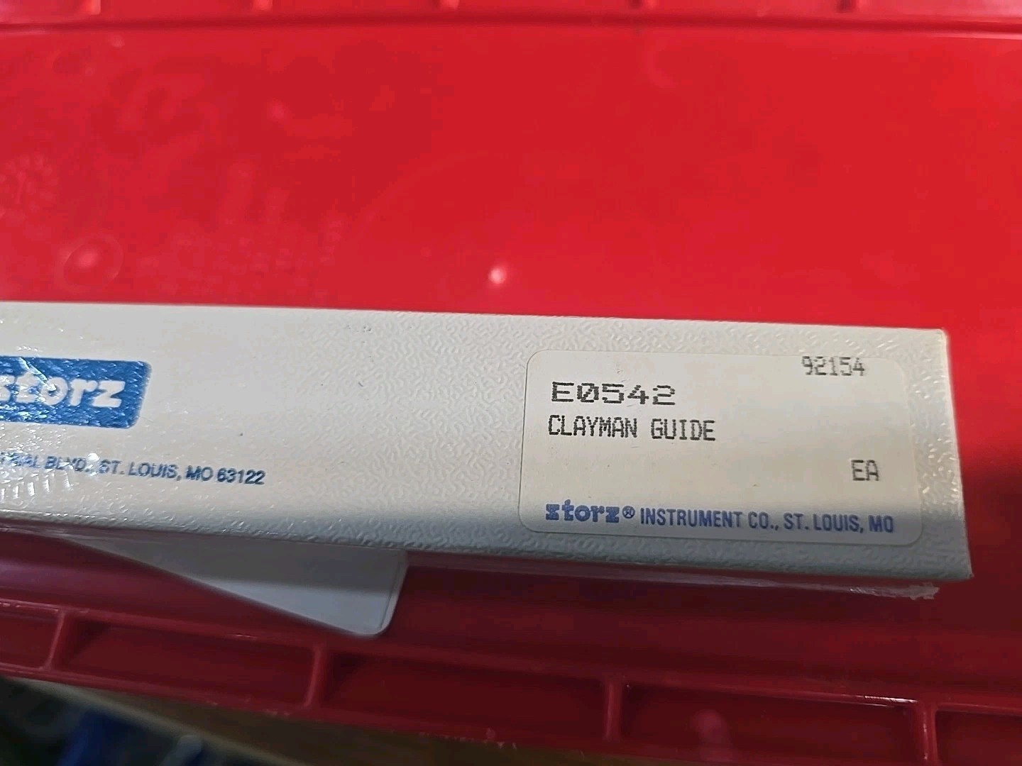 Karl STORZ Clayman Guide E0542 as pictured new in the box