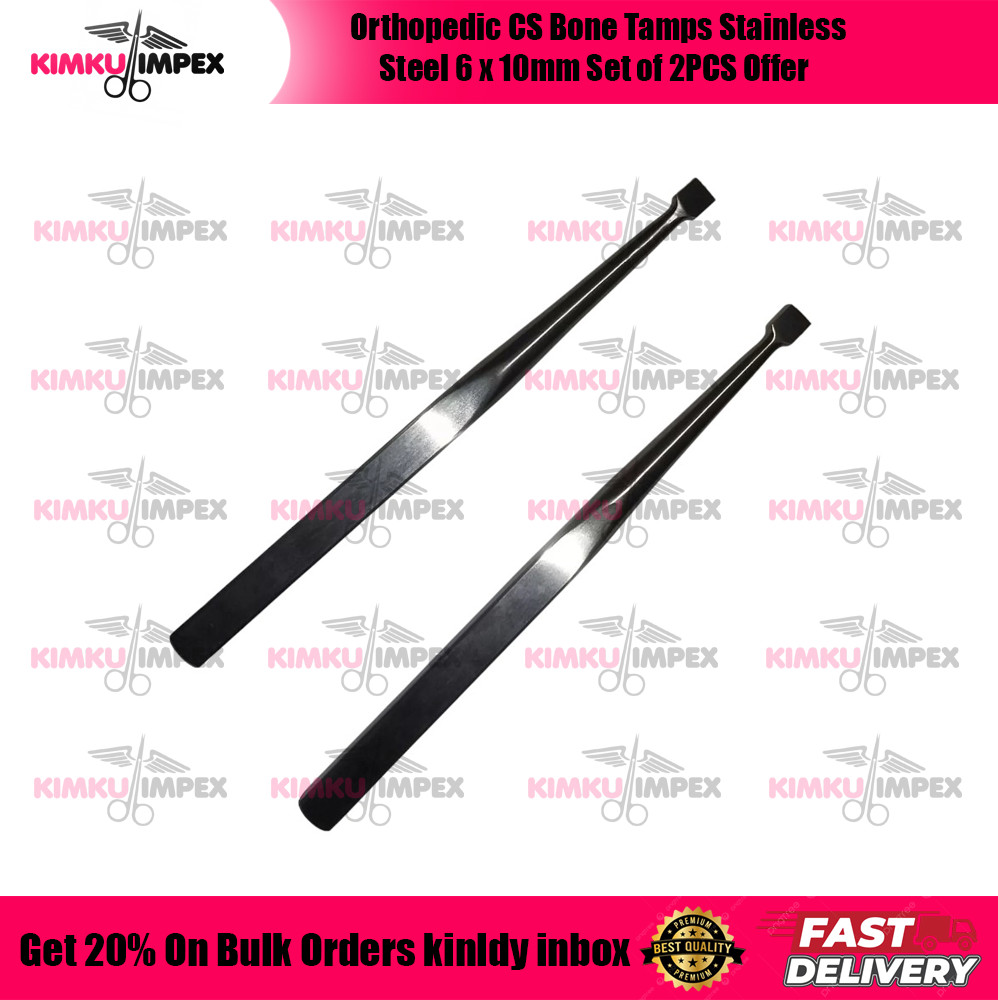 Orthopedic CS Bone Tamps Stainless Steel 6 x 10mm Set of 2PCS Offer