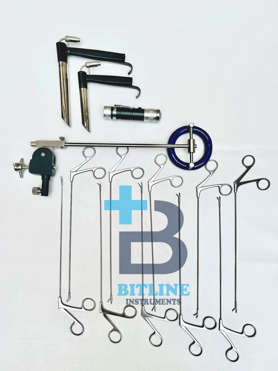 Micro Laryngeal Surgery Set, Pedestal Laryngoscope ENT Instruments Set