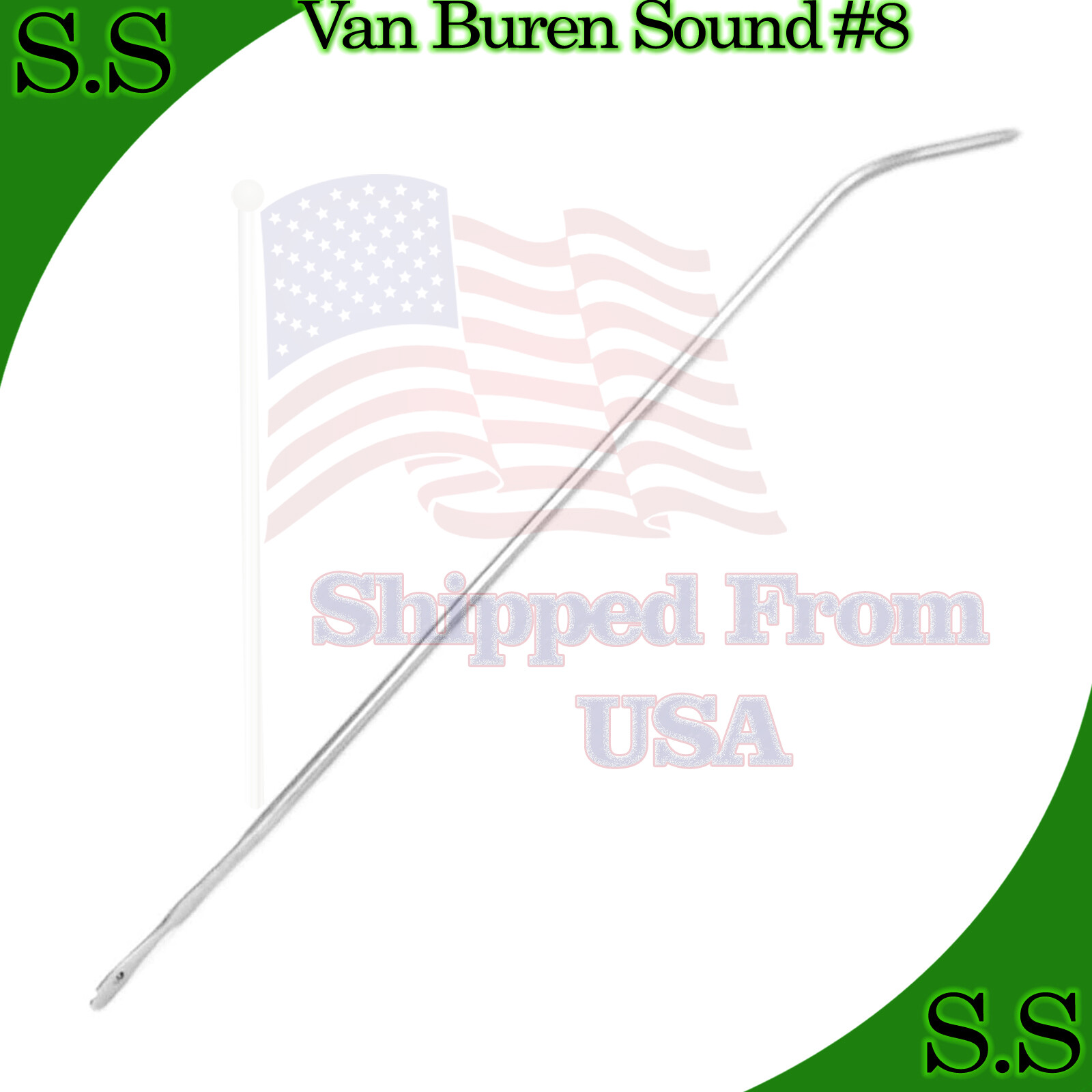 Van Buren Sound #8 Ob/Gyn Urology Surgical Instruments