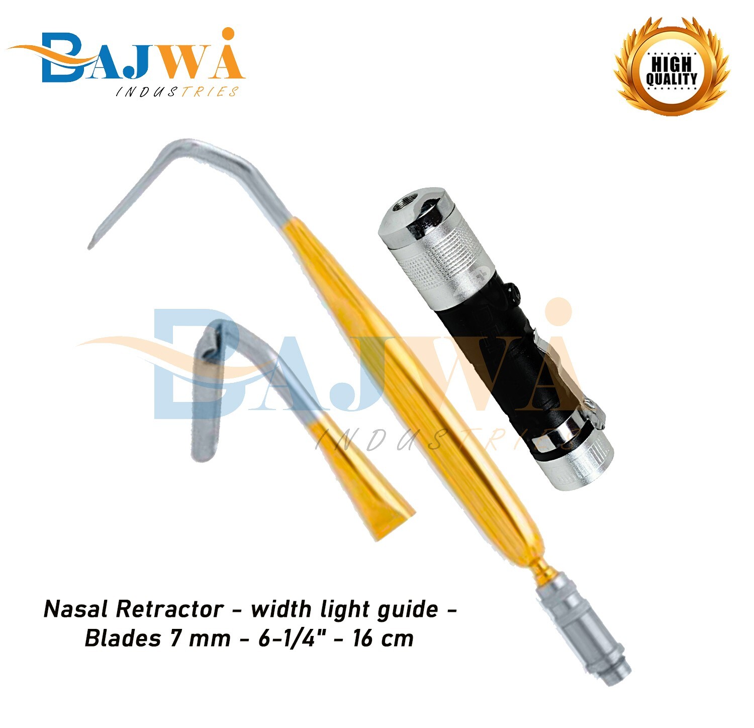 Aufricht Nasal Retractor Fiber Optic With Led Light Nasal Instruments