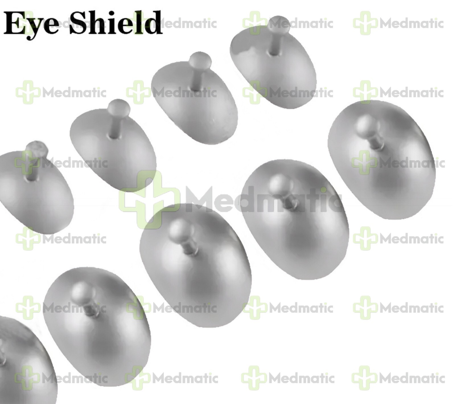 Lot of 12 Corneal Shield Laser Eye Shield Corneal Protector Stainless Steel A+