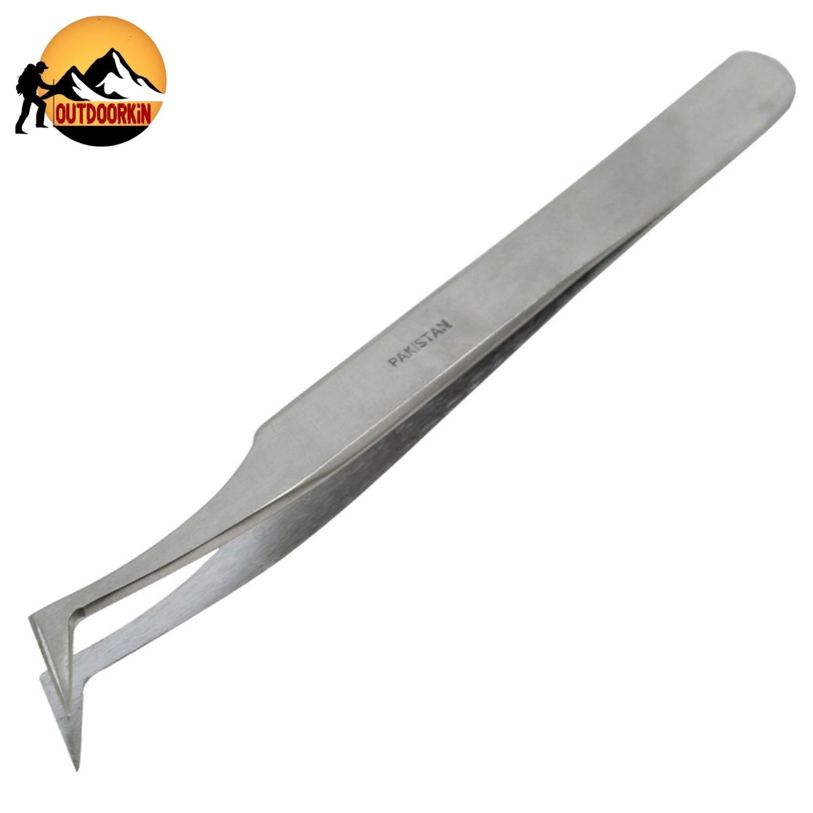 Tweezer for Ingrown Hair Steel Fine Curve Beak Style Pointy End