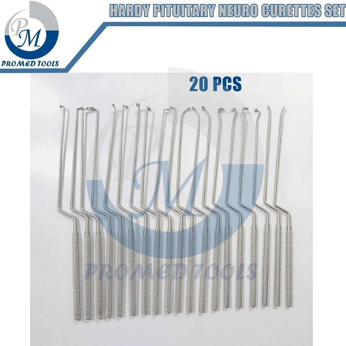 Hardy Pituitary Neuro Curettes Set Of 20 pcs Surgical Instruments Transsphenoida