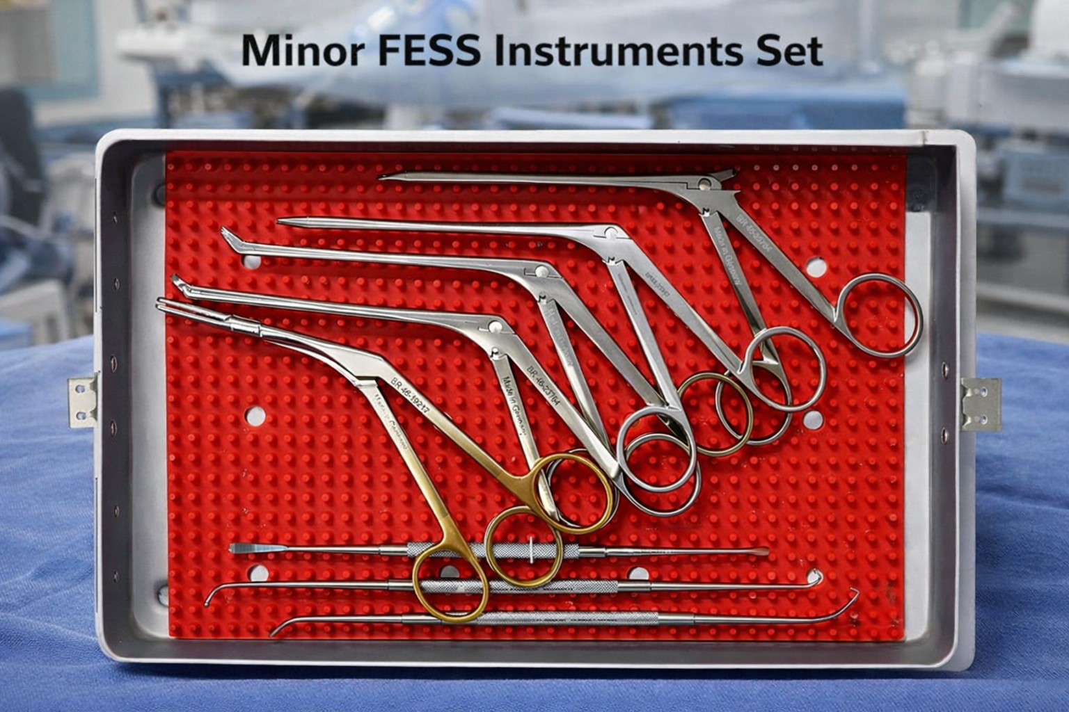 10 Pcs Minor Fess Instruments Set Endoscopic Sinus surgery ENT Surgical Kit