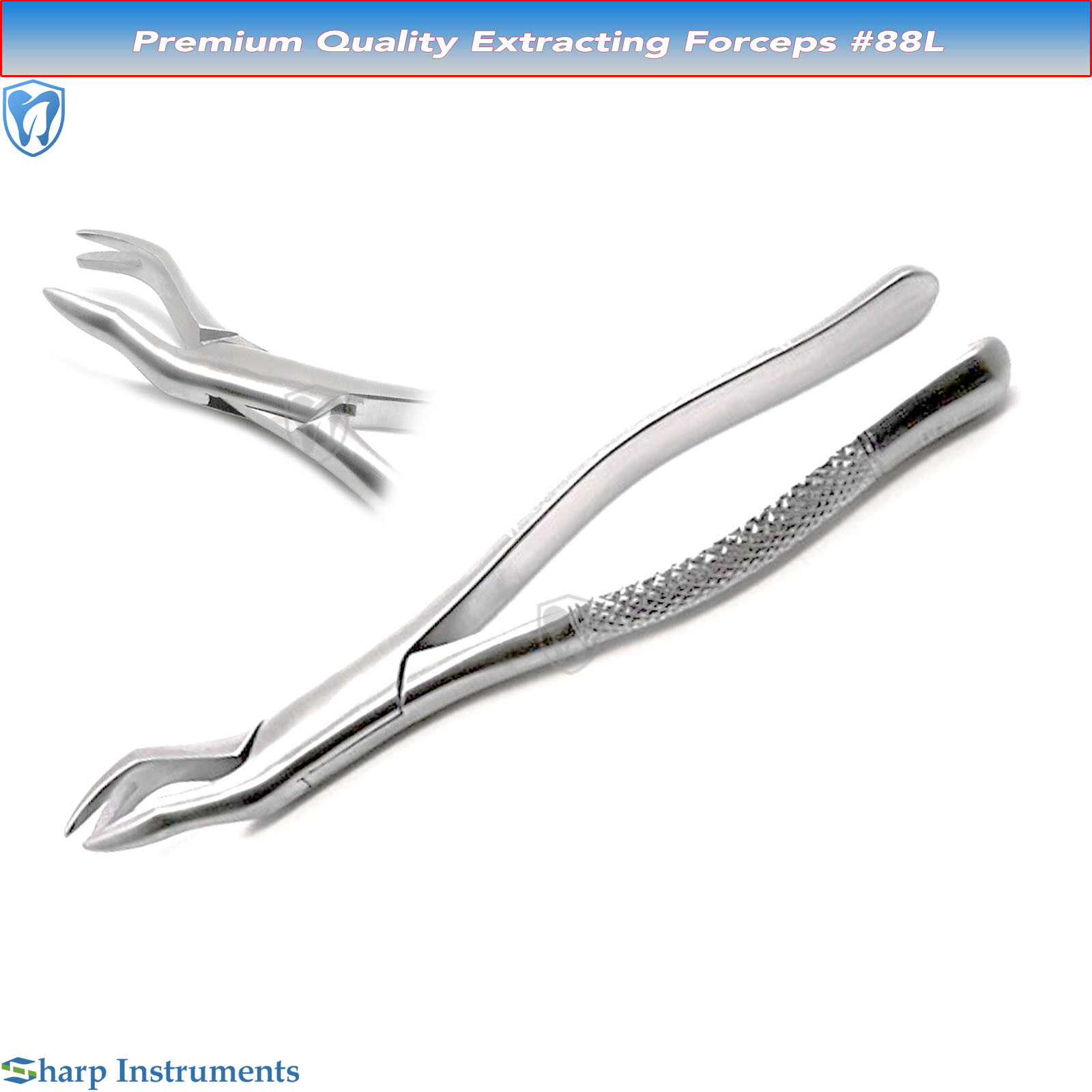 10/Pcs Kit Dental Extraction Forceps Upper Lower Orthodontic Surgical Instrument