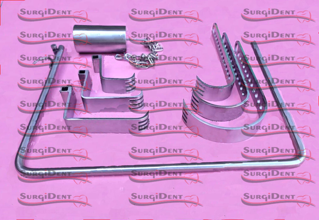 Initial Charnley Incision Retractor Extended Complete Set Hip Surgery Orthopedic