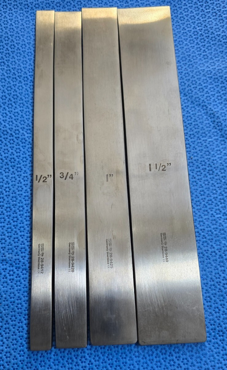 SSi 28-9412 Surgical Orthopedic Lambotte Osteotome Set 1/2″,3/4″,1″,1 1/2″