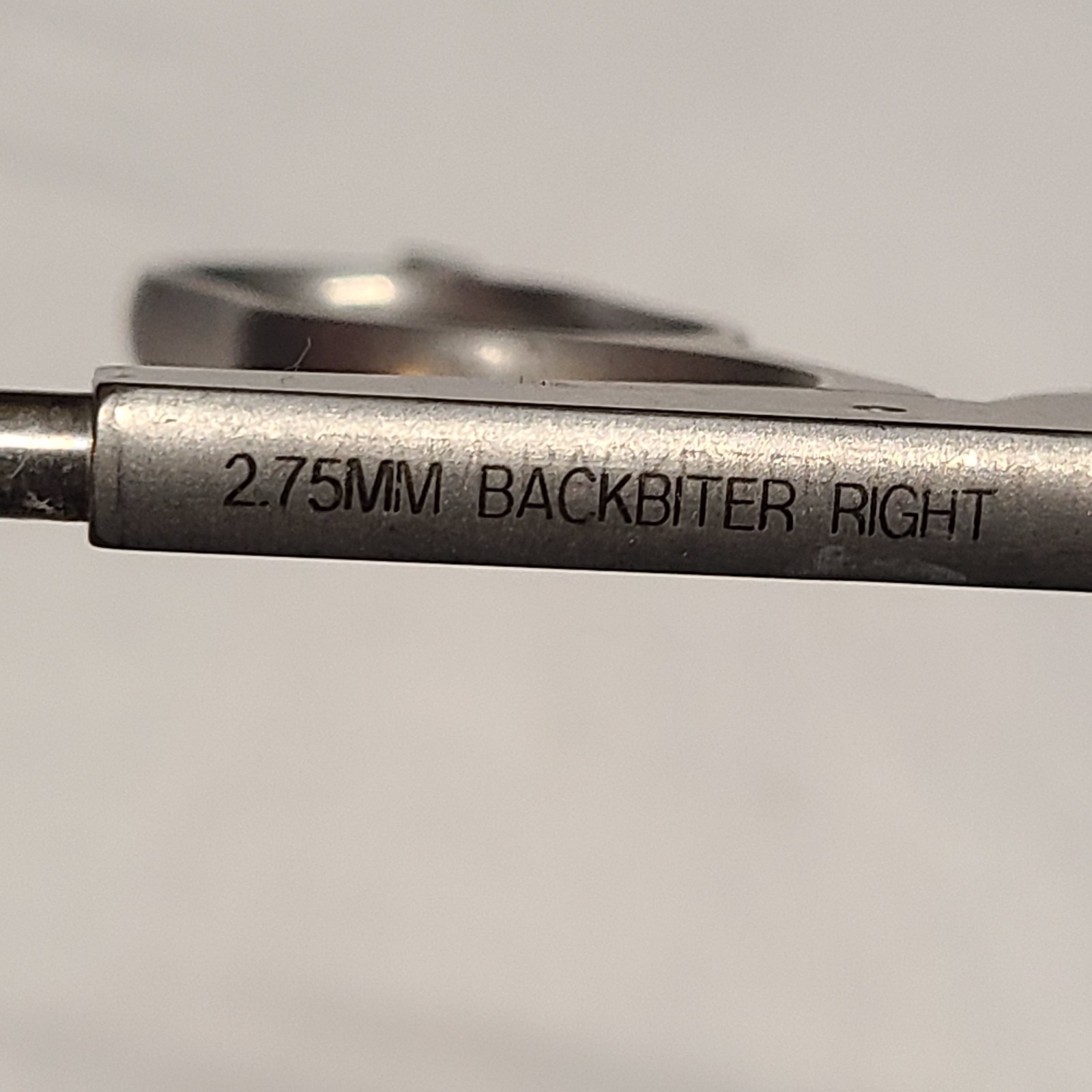 902152 Straight Backbiter Right 2.75mm Arthroscopy Orthopedics