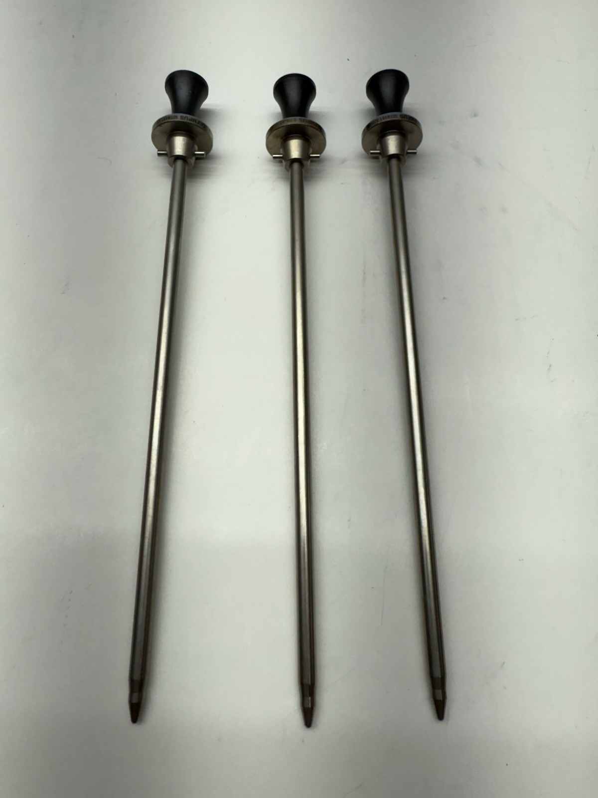 Olympus Lot Of 3 A70955A Trocar Spikes 4mm Blunt Used No Packaging Or Manuals
