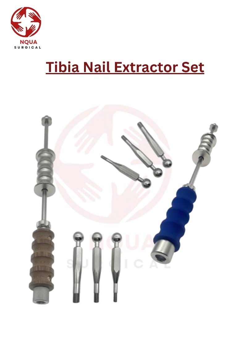 Orthopedic Nail Extractor Set – 2 Pcs Femur & Tibia Intramedullary Tools A+ Qual
