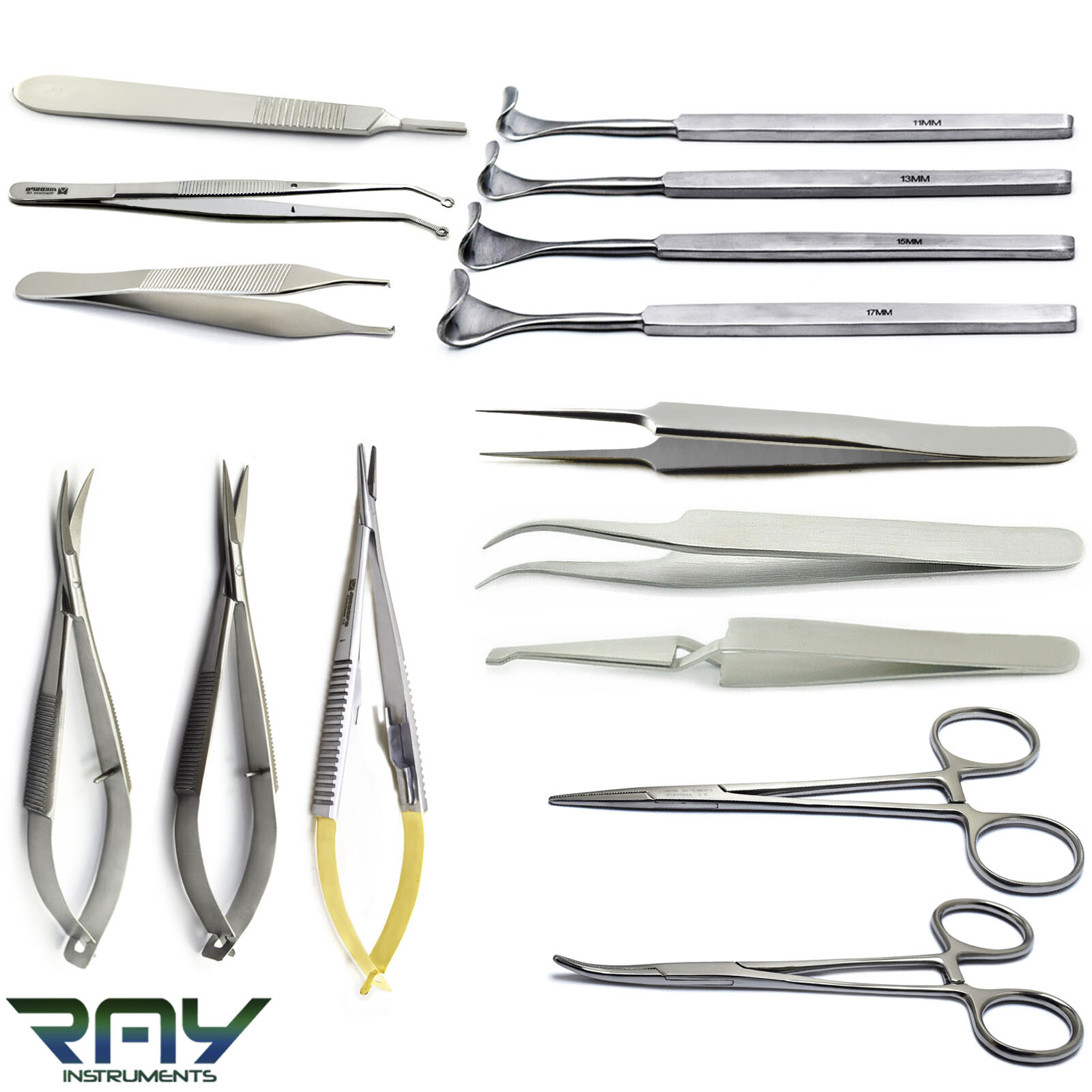 Basic Eye Cataract Surgery Procedure Ophthalmic Eyelid Retractors Instruments