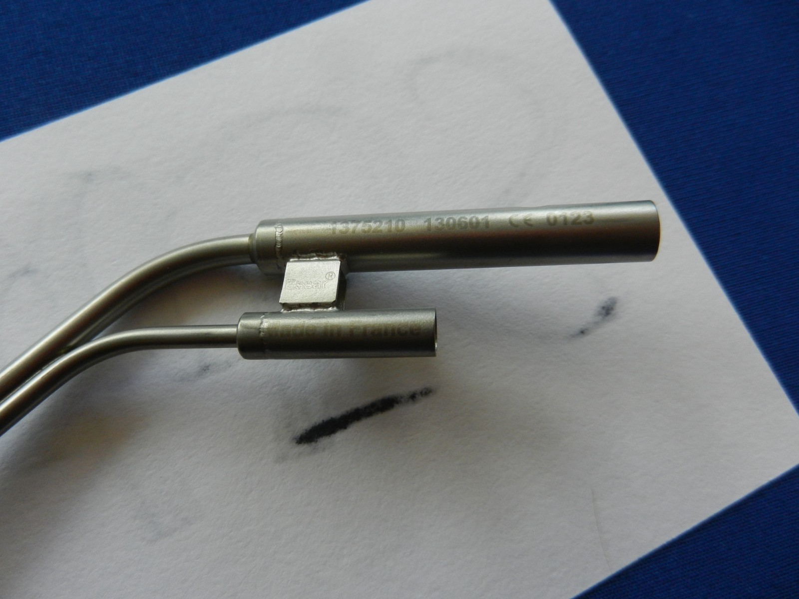 E6658 Microfrance 1375210 Frazier Essar 54 Degree Suction Irrigator Tip 10frx7fr