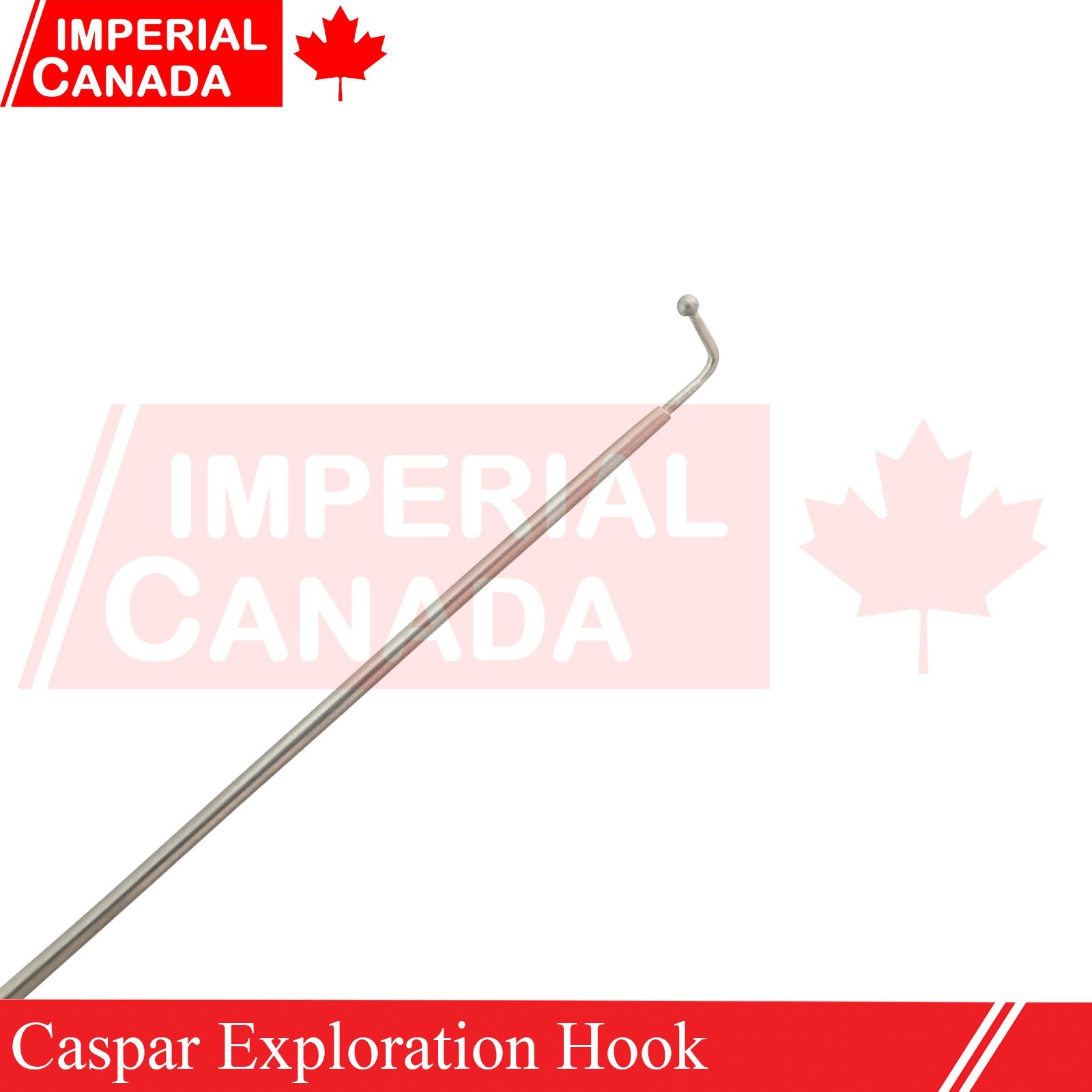 Caspar Exploration Hook 24.5cm 9mm 90 Degree Surgical Instruments KLP2409