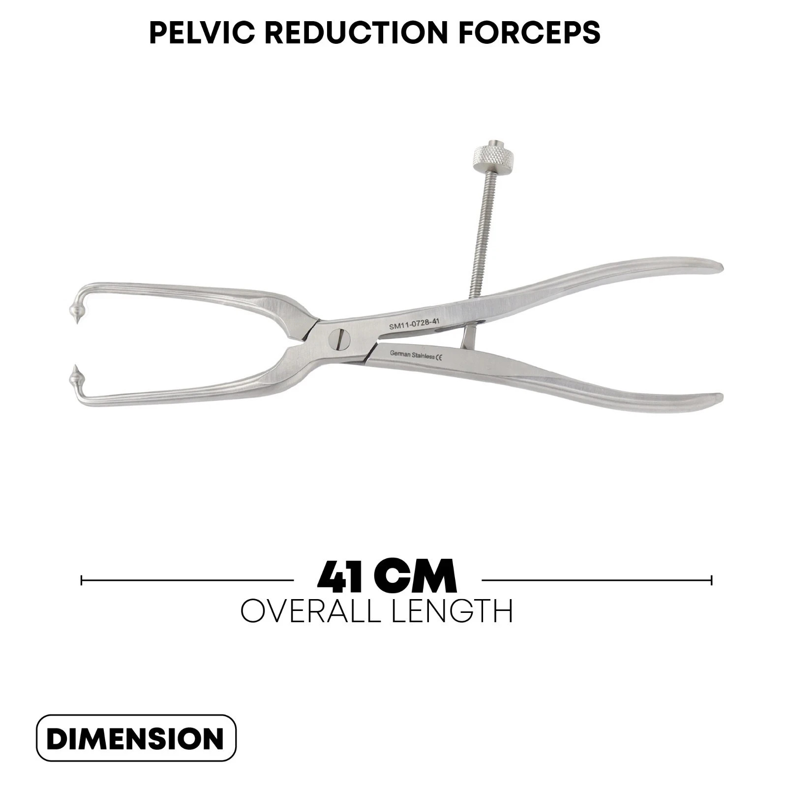 Orthopedic Pelvic Reduction Forceps Bone Holding Clamp 41cm Surgical Instrument