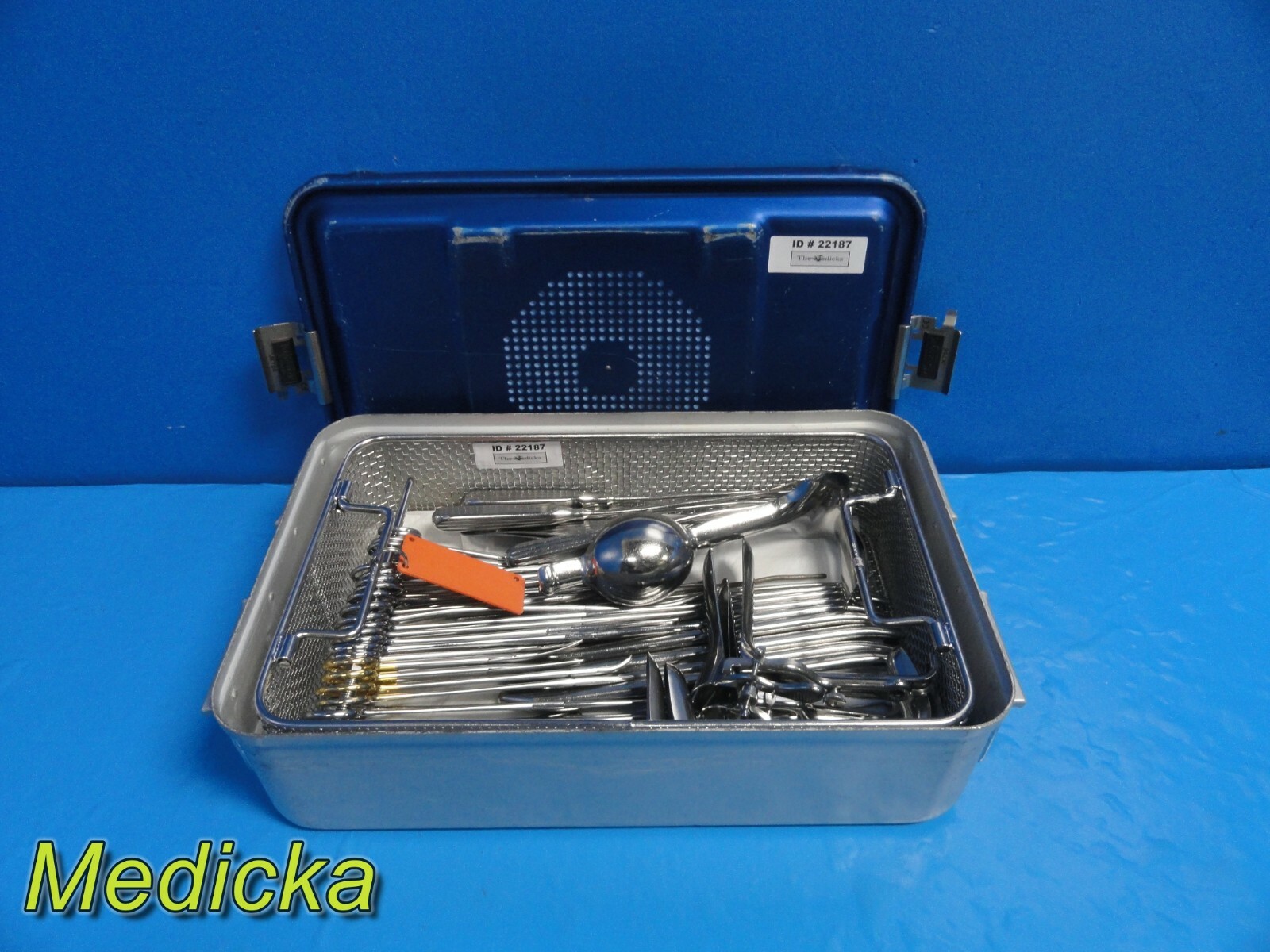 Jarit COMPLETE PROFESSIONAL D&C Tray Surgical Instruments W/ Carrying Case~22187