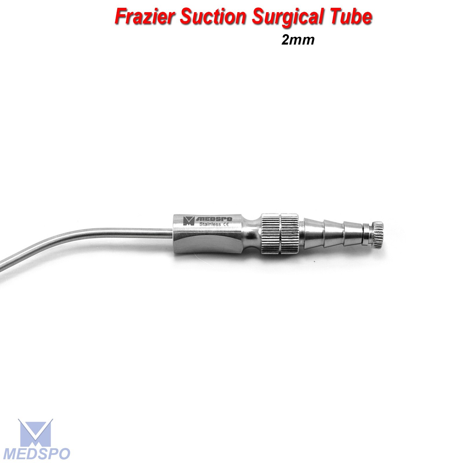 Frazier Suction tube 3-mm Asporator Dental ENT Stainless Surgical Instruments