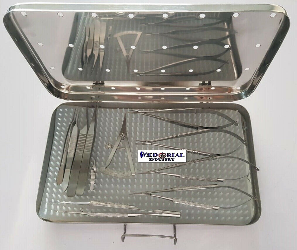 Micro Surgery Instruments Set, Micro Needle Holder, Scissors Micro instruments