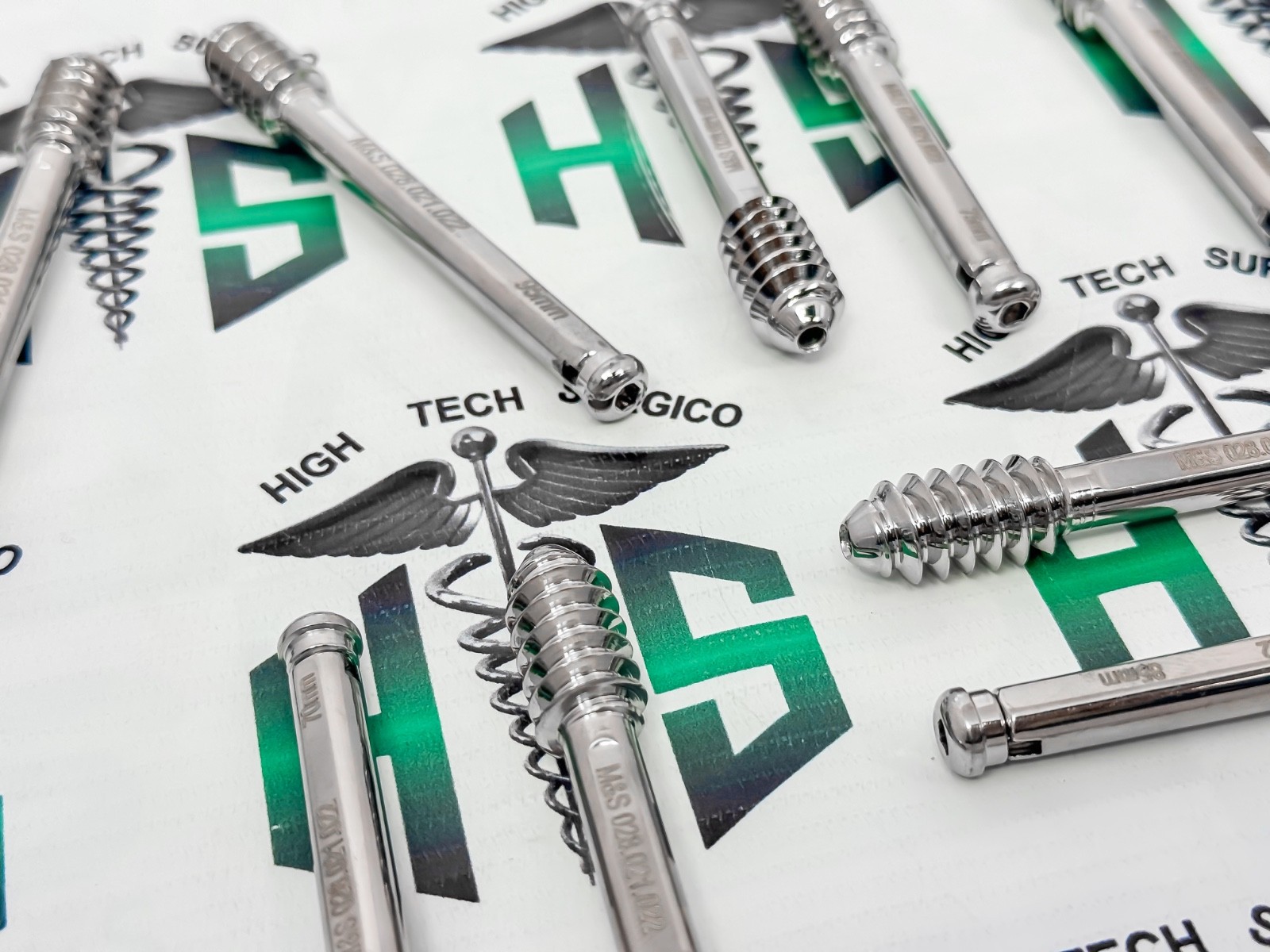 DHS/DCS Leg Screws with Compression Screws 70- 100mm (15 Pcs Set) Stainless 316L