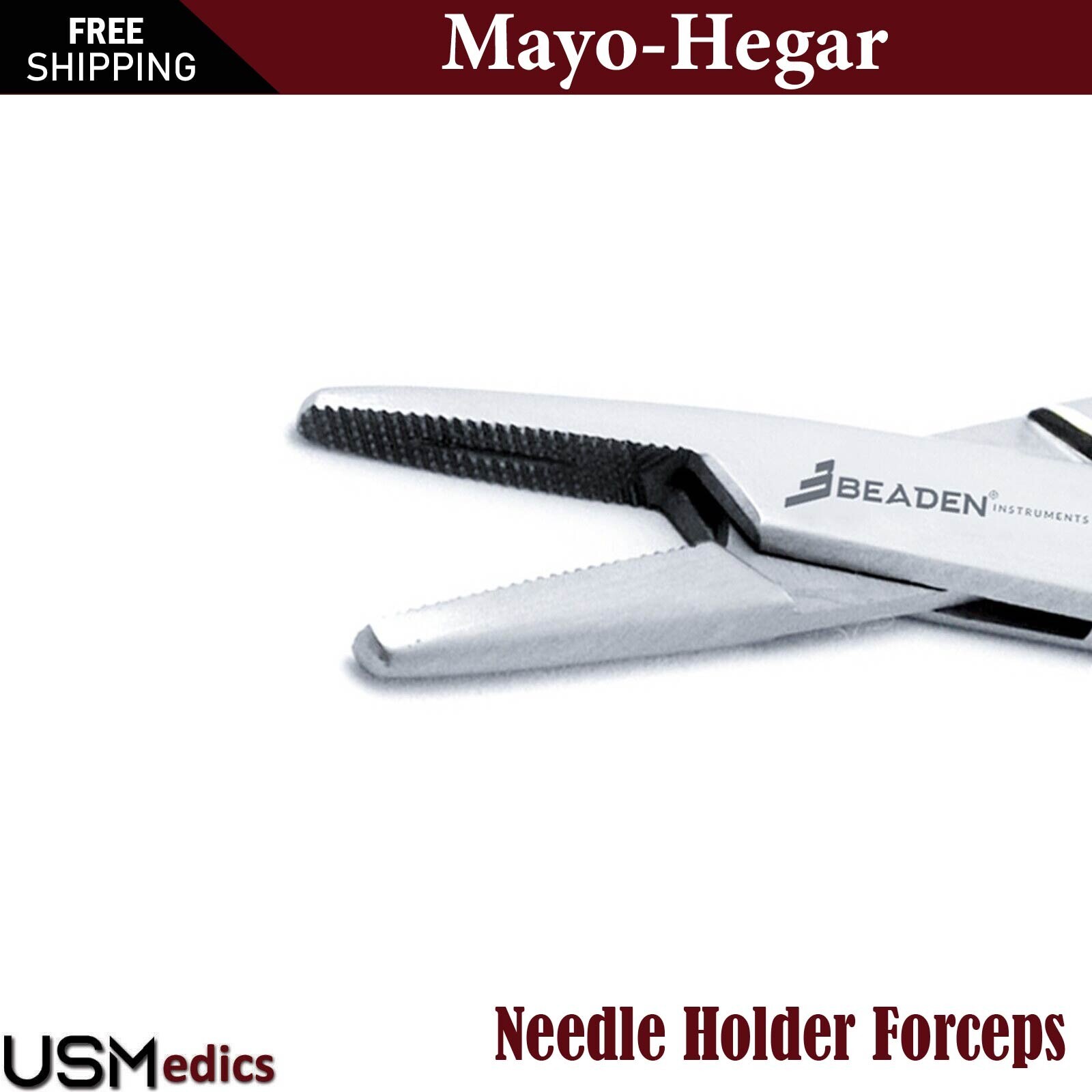 X5 Surgical Medical Instruments Mayo-Hegar Needle Holder Suture Needle Forceps