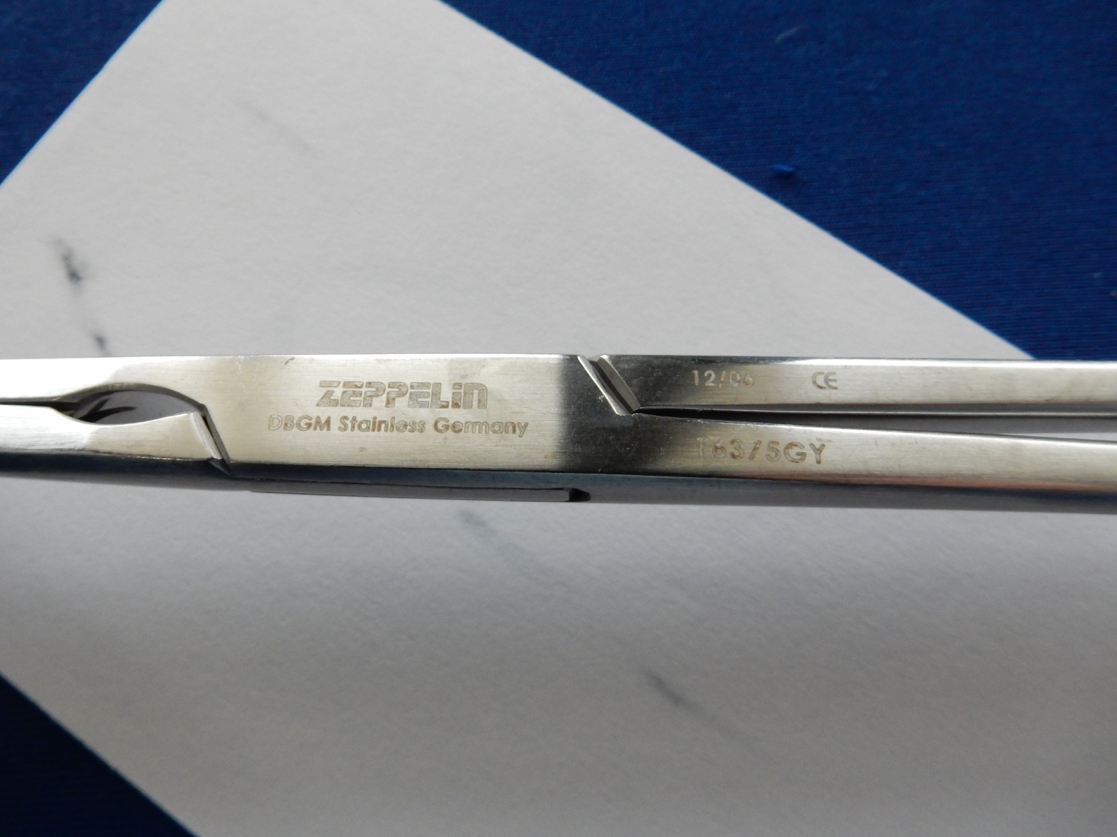 Cooper Surgical 16375GY Zeppelin Gold Plated Straight Clamp 30cm Length