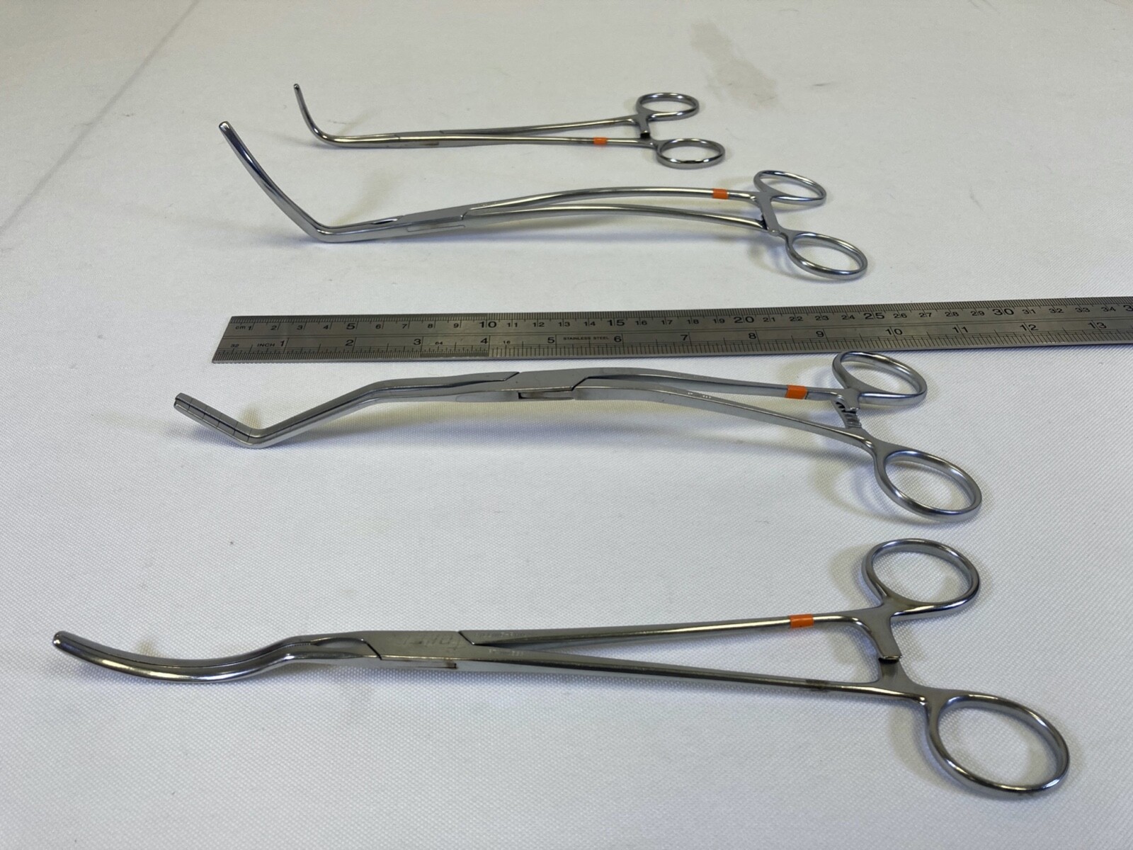 21 Piece Pilling Weck Large Vascular Instrument Set w/ Case General Surgery