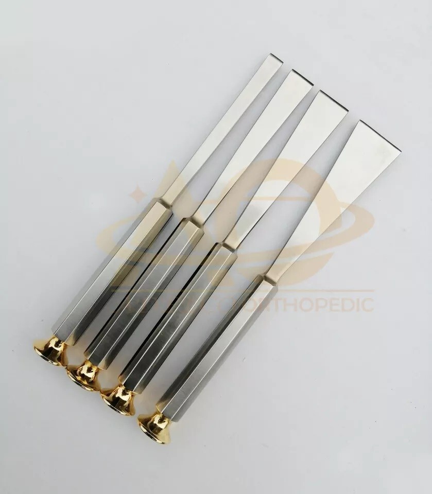 Stille Osteotome Bone Chisel T/C Surgical Orthopedic Instruments set of 4 Pieces