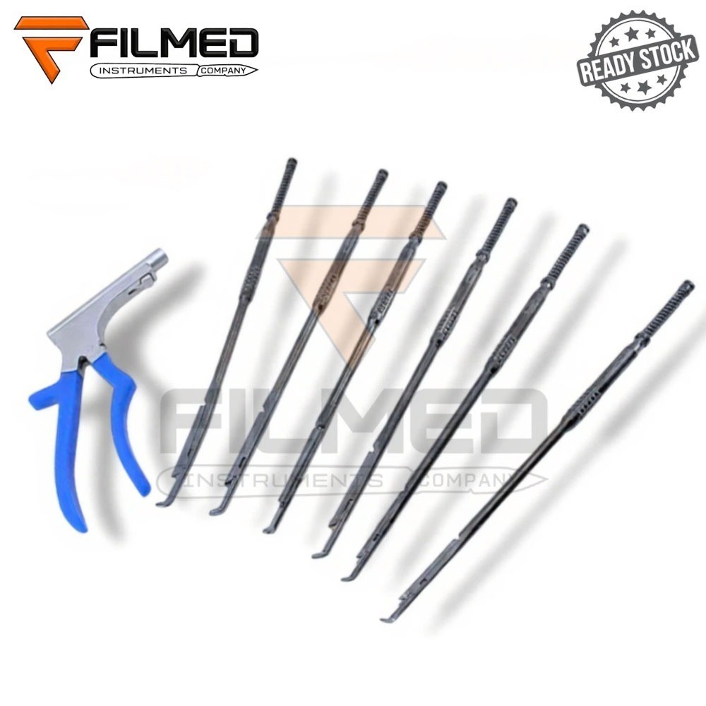 Interlaminar Kerrison Rotating Rongeur Set Spine Surgery Orthopedic Instruments