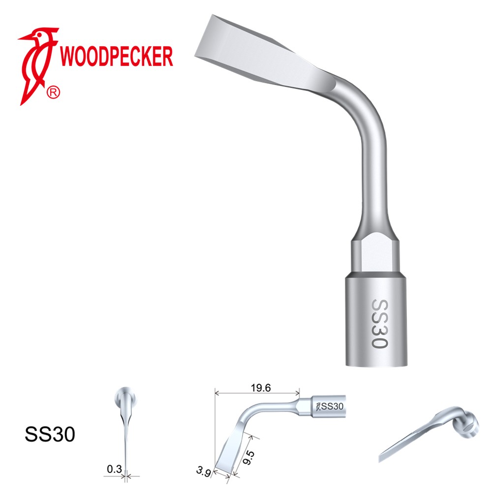 Woodpecker Dental Perio Bone Surgery Tips SS30 for Surgic Smart & AI Surgery
