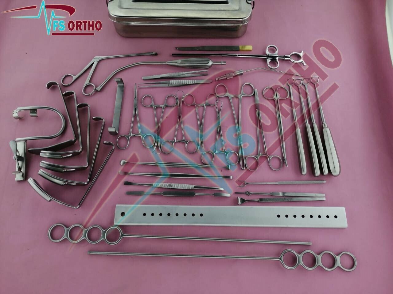 Tonsillectomy 27pcs and Adenoidectomy set Reusable Instruments Stainless steel