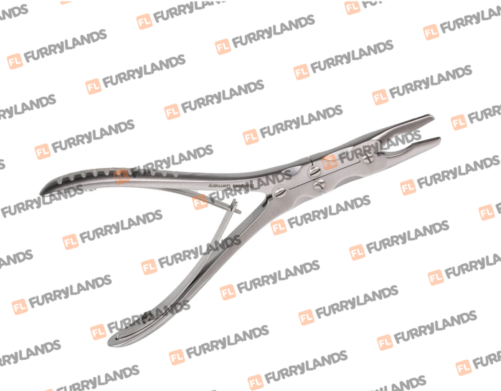 Ruskin Bone Rongeur 7 Inch Double Action Straight 5mm Bite Surgical Instrument