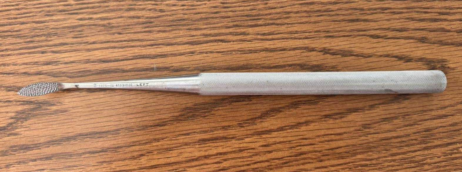 Zimmer 1875-02 Hand Facet Rasp Left Handed 20° Blade Angle